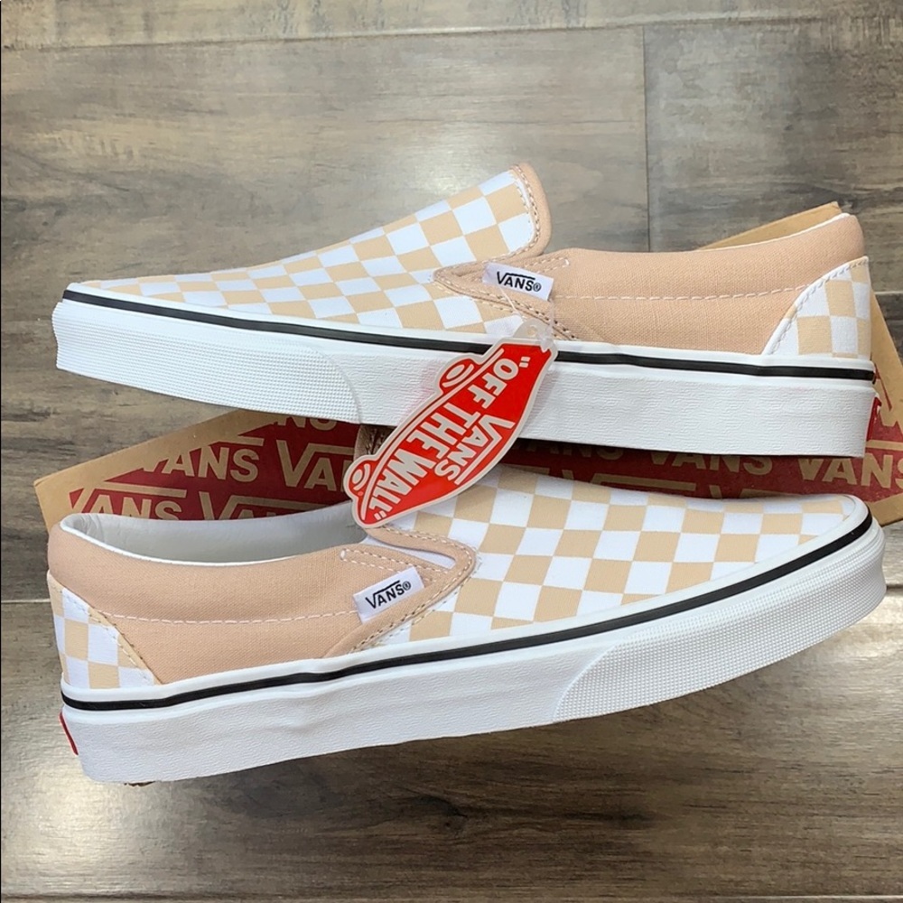 VANS WMNS CLASSIC SLIP-ON Checkerboard Frappe/True Sneakers - Picture 15 of 16
